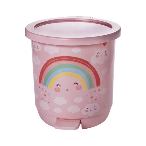 Basurero Infantil con Pedal 6,5 L ARCOIRIS 1