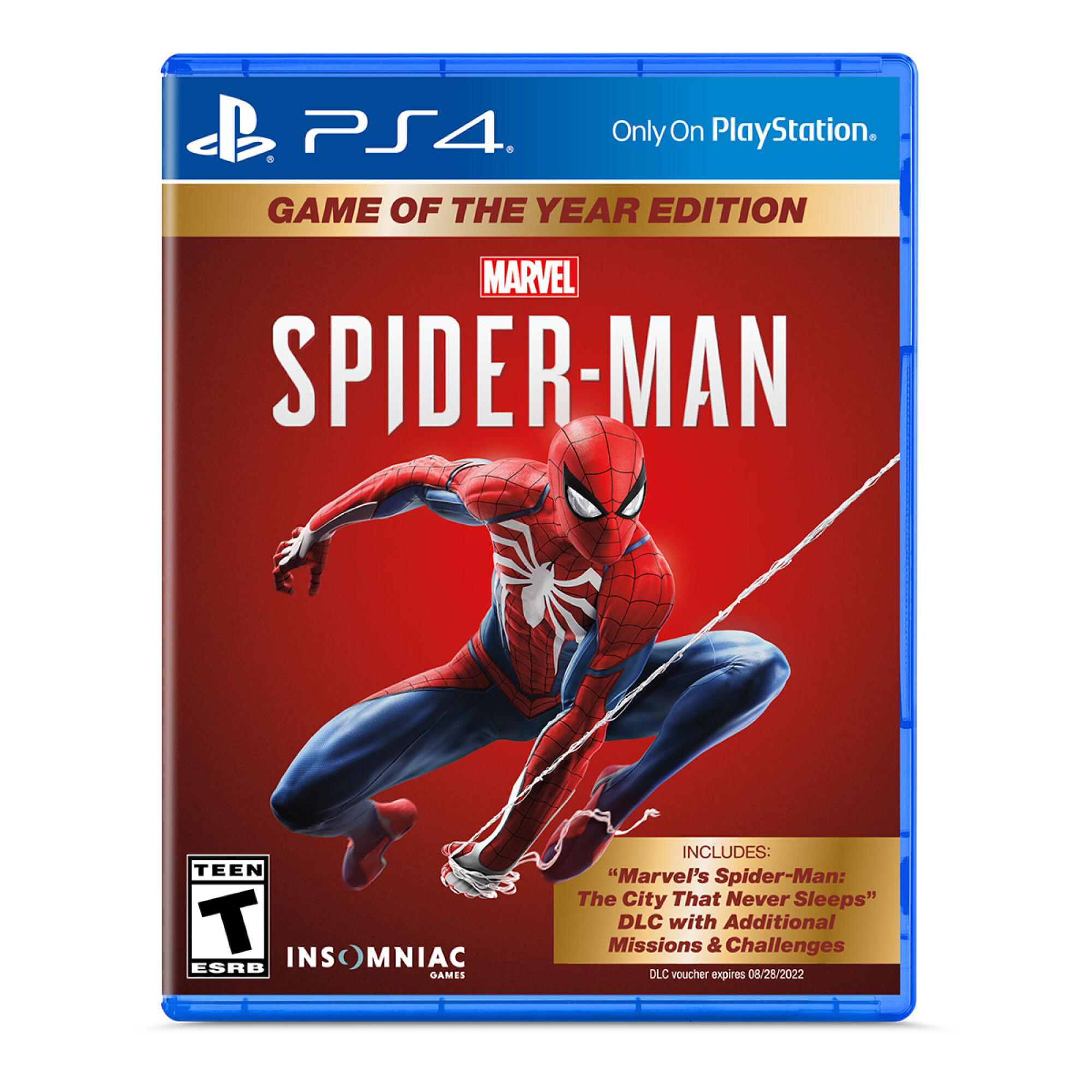 Marvel spiderman game of the year edition juego físico para ps4 / ps5 -  Juego fisico spider-man goty edition ps4 — Cover company