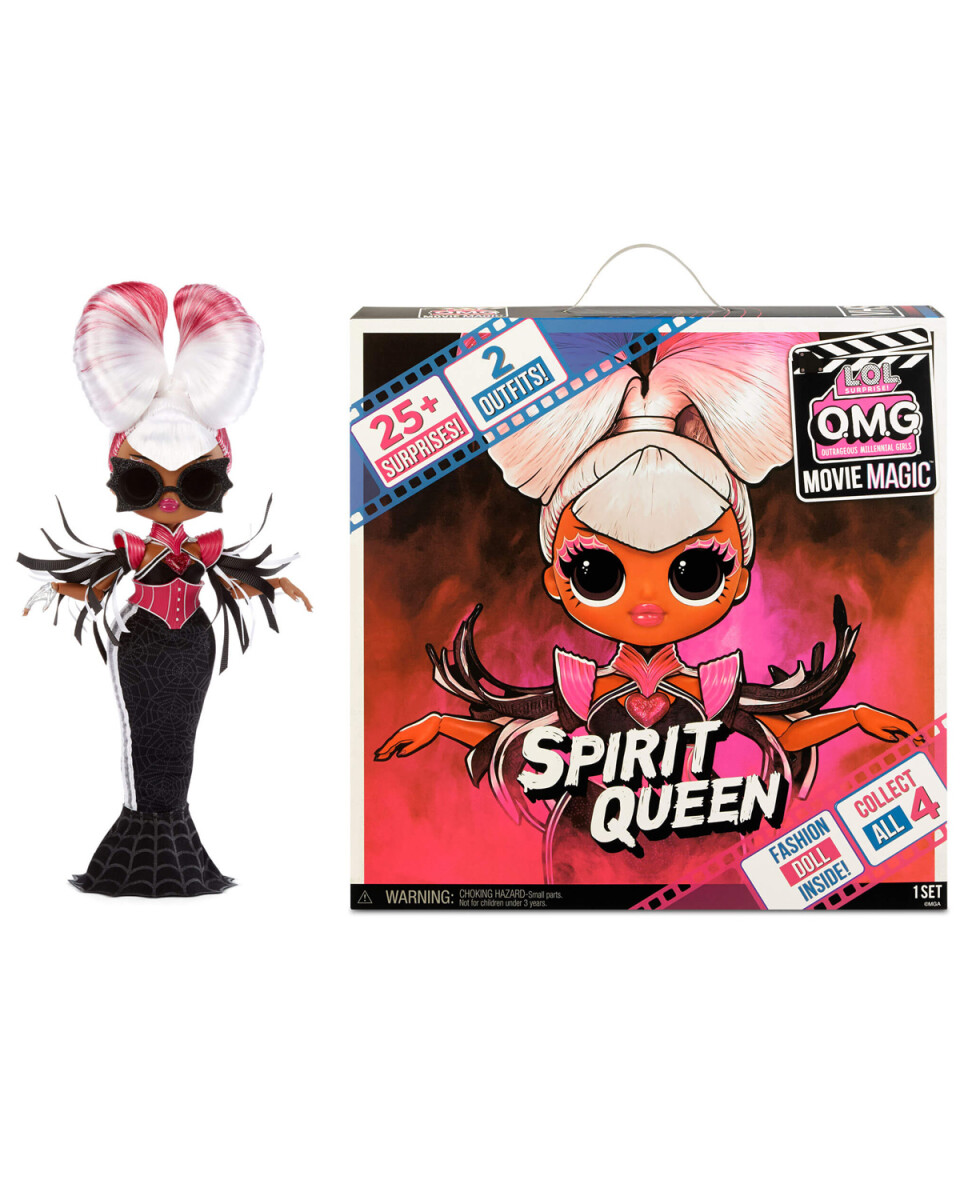 Muñeca LOL OMG Movie Magic Spirit Queen con 25 sorpresas 
