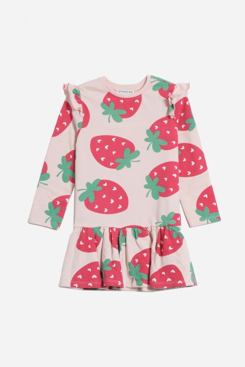 Remera frutillas ROSA
