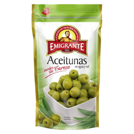 Aceituna sin carozo doy pack 400g EMIGRANTE Aceituna sin carozo doy pack 400g EMIGRANTE