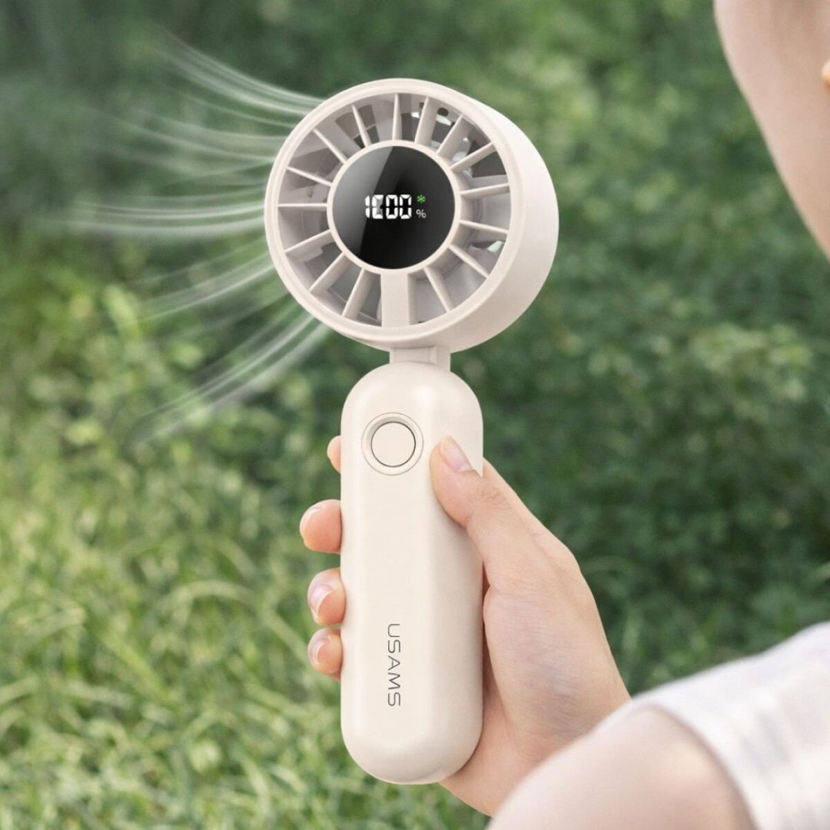 MINI VENTILADOR PORTATIL USAMS ZB352 1200mAh 