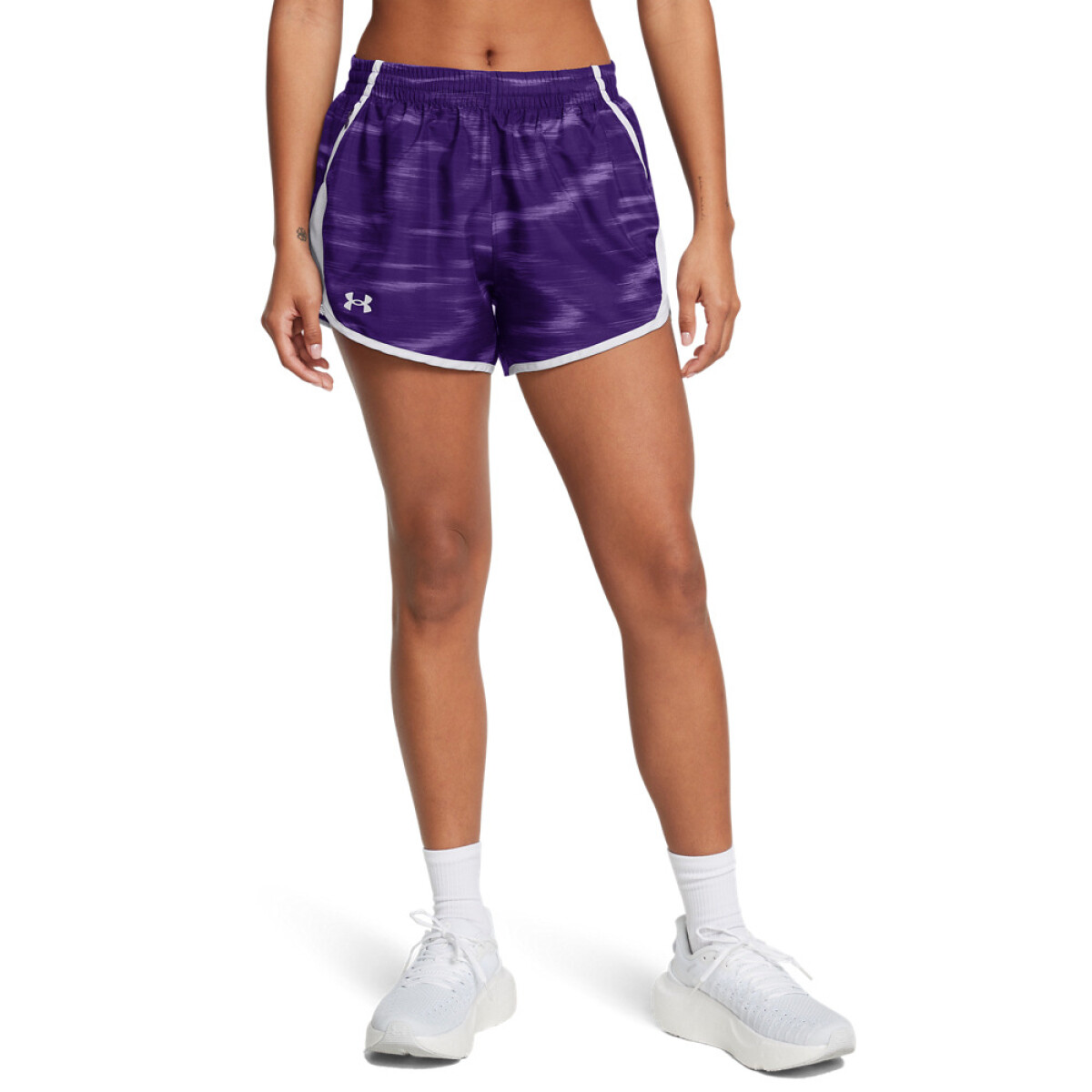 UA Fly By 3'' Printed Shorts-PPL - PPL-500 