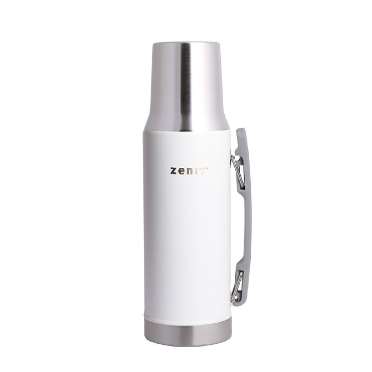 TERMO ZNT AC.INOX 1LT TAPA MATE BLANCO - BLANCO 