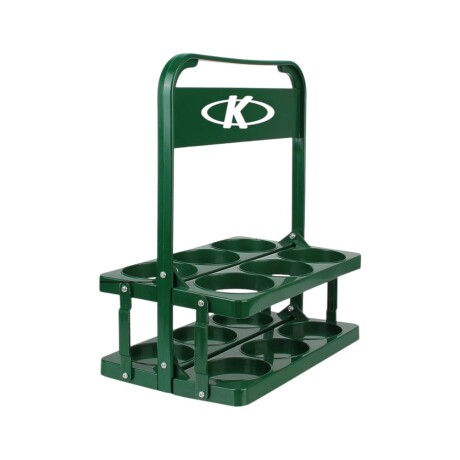Porta Botellas K con Capacidad para 6 Unidades VERDE