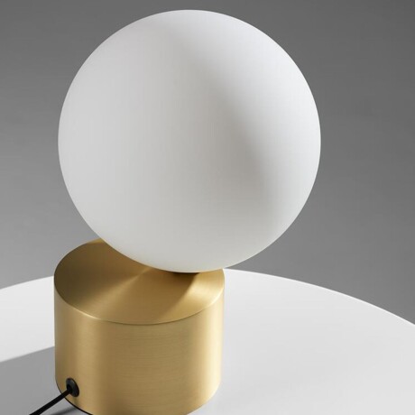 LUMINARIA DE MESA ANTIQUE BOULE Ocre - UNICO
