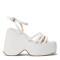 Sandalias de Mujer Miss Carol SEOUL con plataforma Blanco
