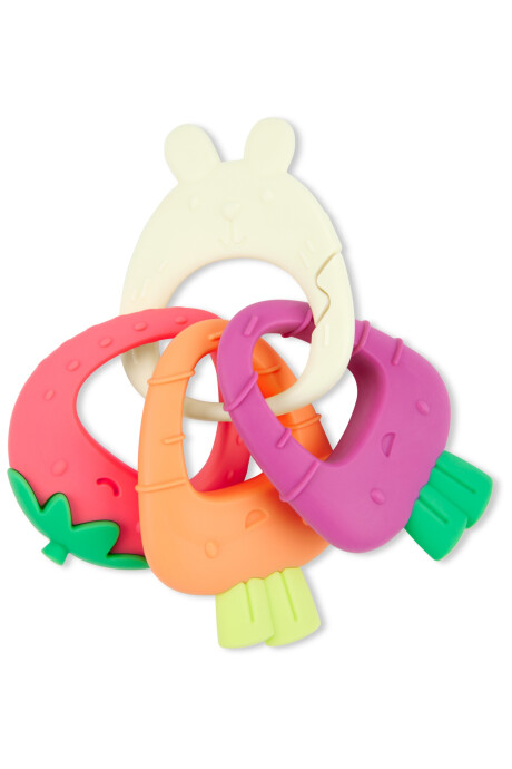 Juego de 4 mordillos, diseño granja Sin color