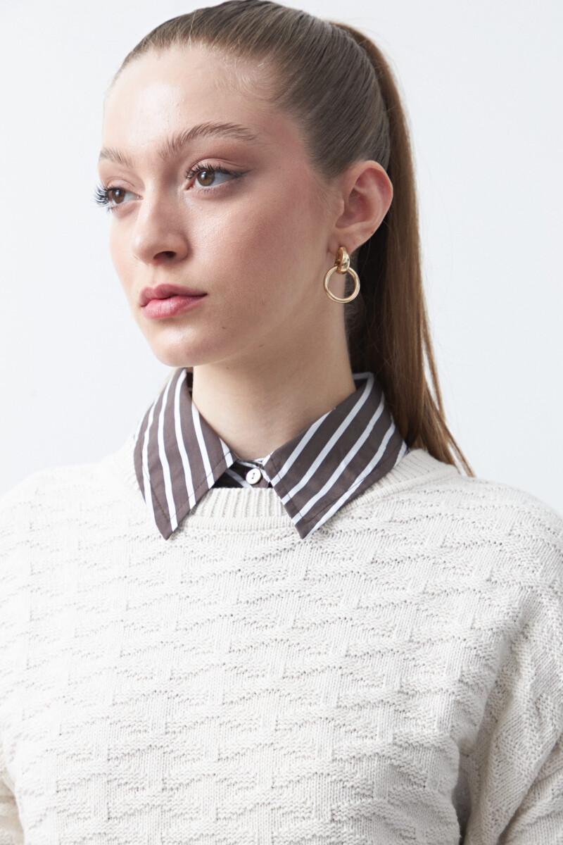 SWEATER DAMASO Crudo