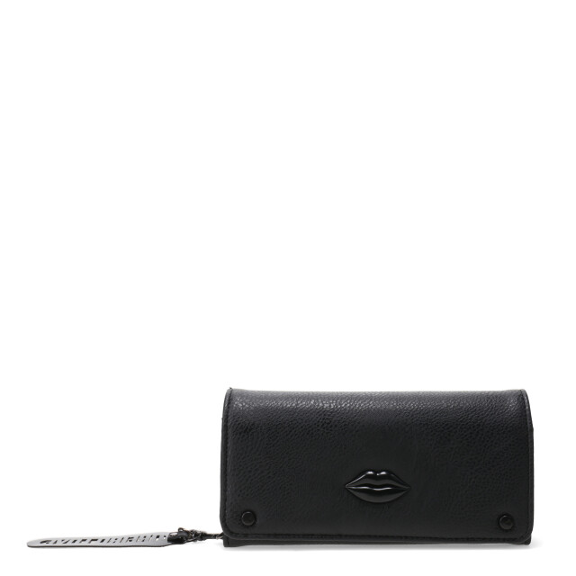 Billetera Las Oreiro Love Negro