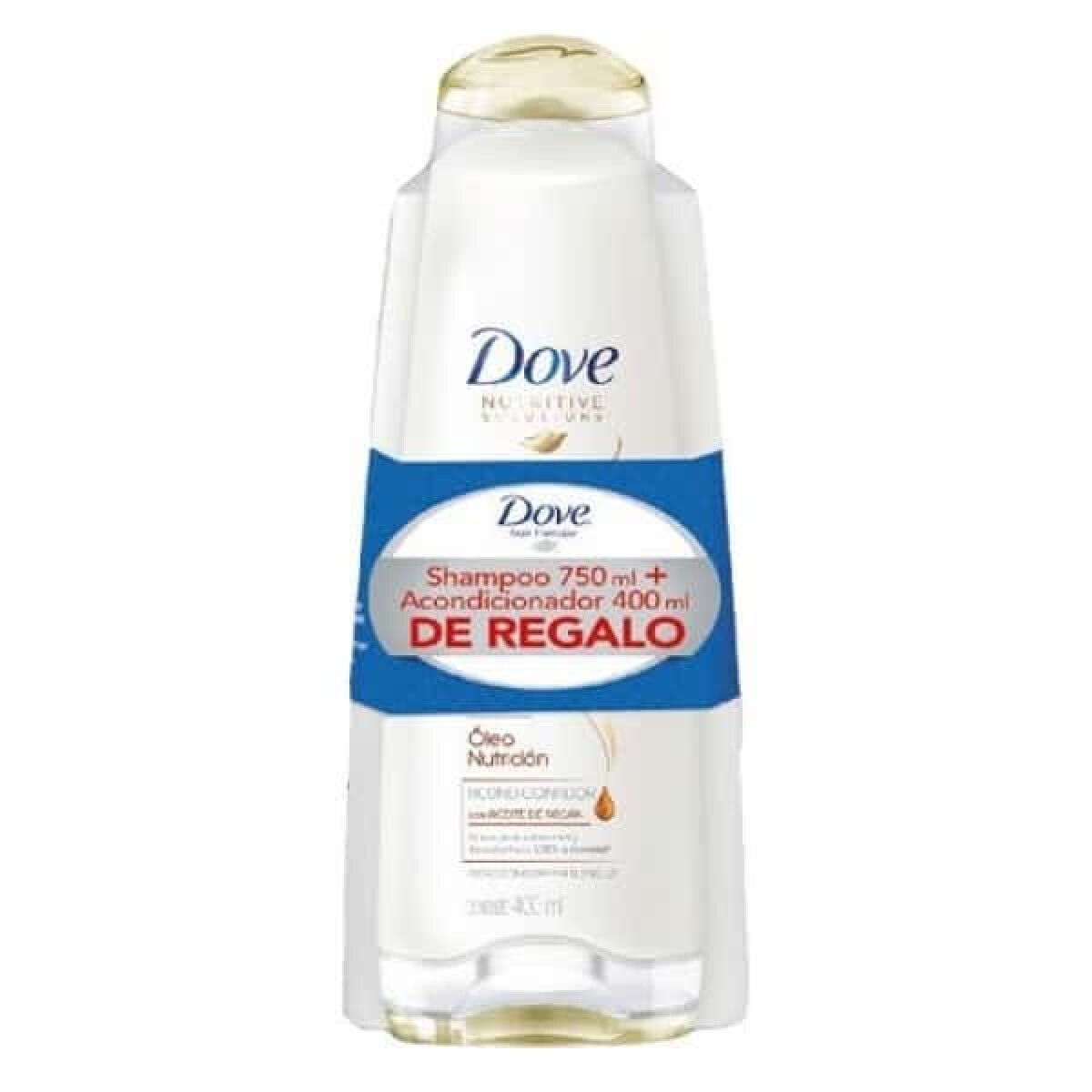 Pack Shampoo Y Acondicionador Dove Oleo Y Nutrición 750 ml + 400 ml 