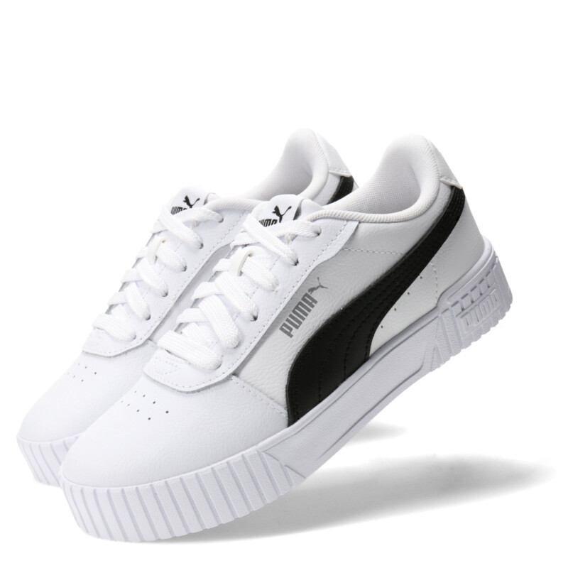 Championes de Mujer Puma Carina 2.0 Wns Blanco - Negro - Plateado