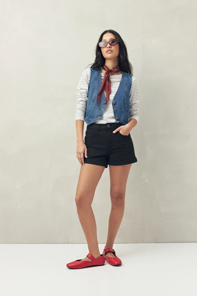 SHORT D.CASSIN TOMINO - NEGRO 