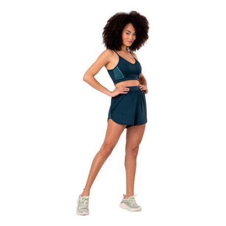 Top deportivo para Mujer Graphene Azul Petróleo Top deportivo para Mujer Graphene Azul Petróleo