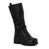Botas Mujer Darkness Caña Media Negro
