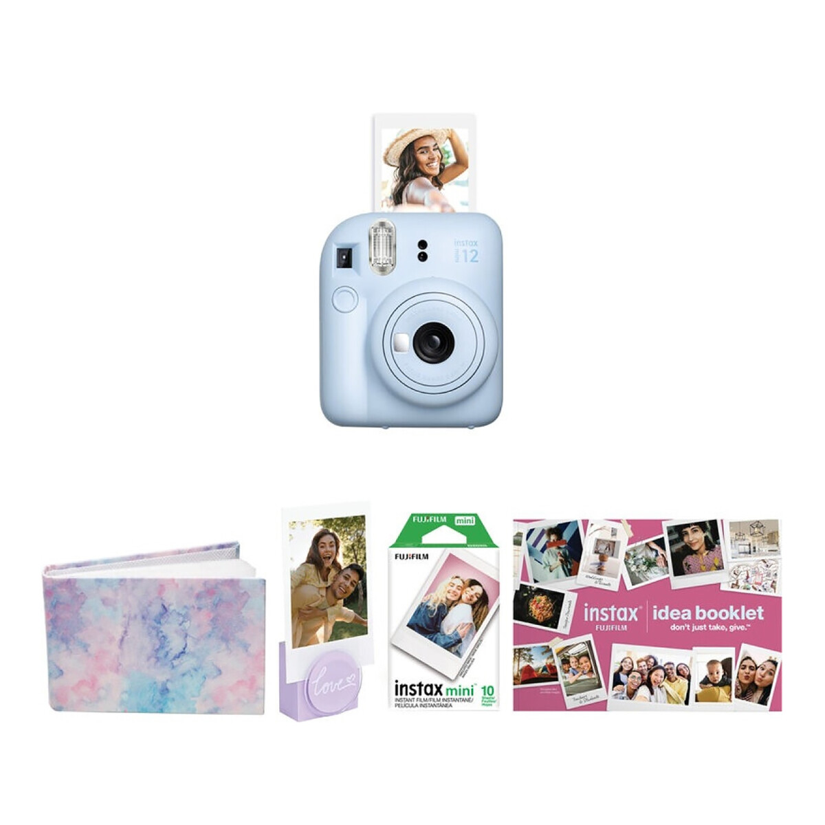 Cámara Fujifilm Instax Mini 12 Bundle Fotos Instantáneas 