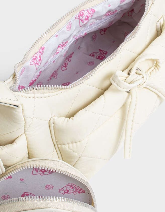 Bandoleras Licencias Cartera Multipocket Chicas Superpoderosas - Blanco Crudo