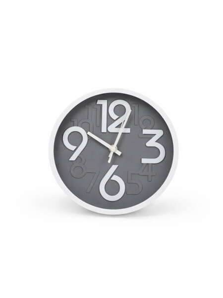 RELOJ DE MESA GRIS