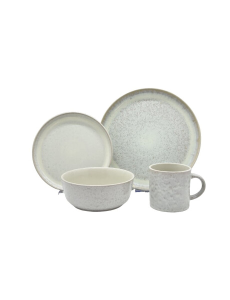 JUEGO VAJILLA 16PCS 27/20/15/414ML NAT JASPEADO JUEGO VAJILLA 16PCS 27/20/15/414ML NAT JASPEADO