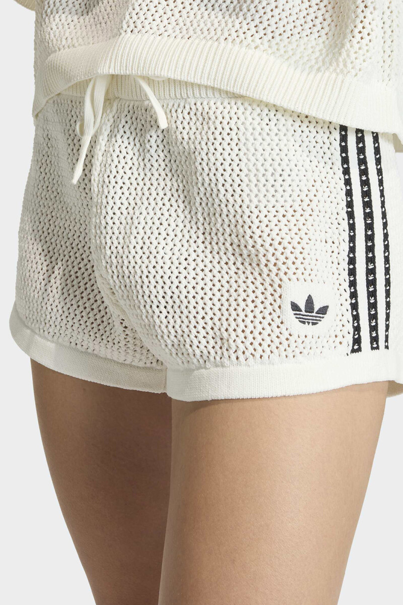 CROCHET SHORTS Blanco