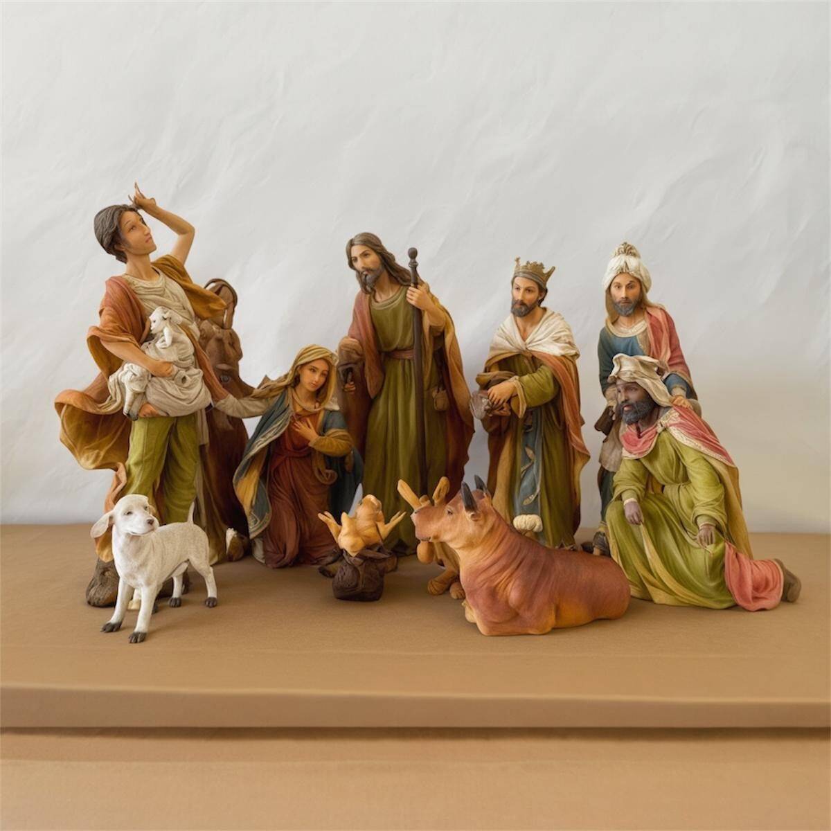 Pesebre Noche de Paz Vintage 