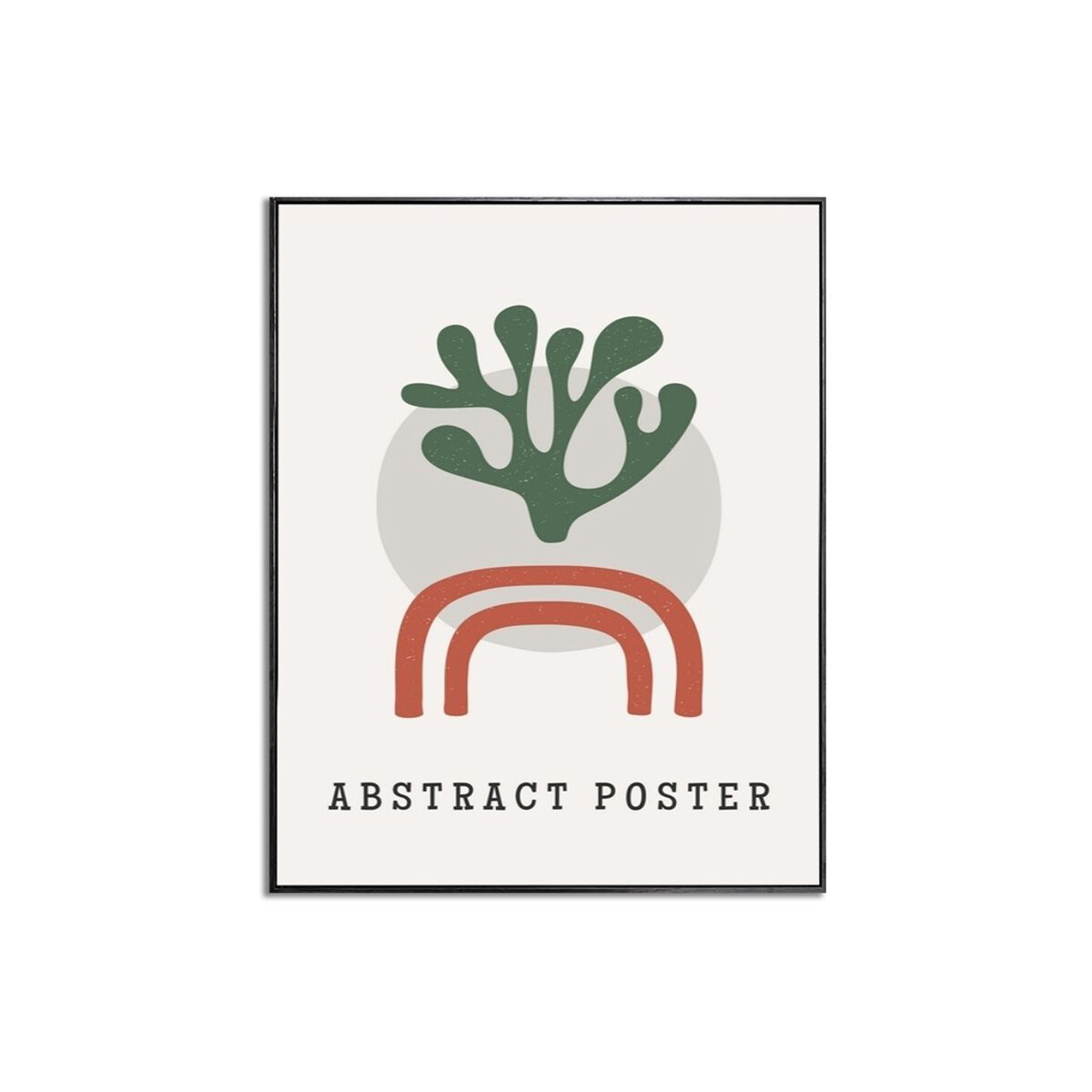 CUADRO CANVAS 40x50cm MARCO ABSTRACT POSTER 