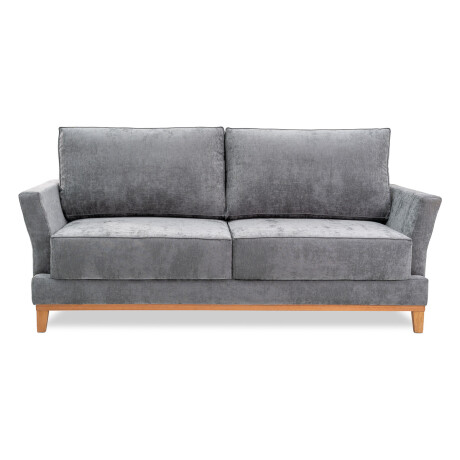 Sofá Amadeus - Tela Microfibra - 3 cuerpos 2222 (Grafito)