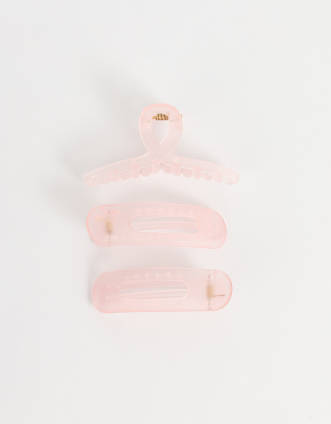 Accesorios Pelo Set Essential Set De Broche Y Piquitos - Rosa Claro