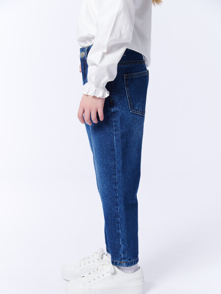 Pantalón Jean Slouchy Azul Medio