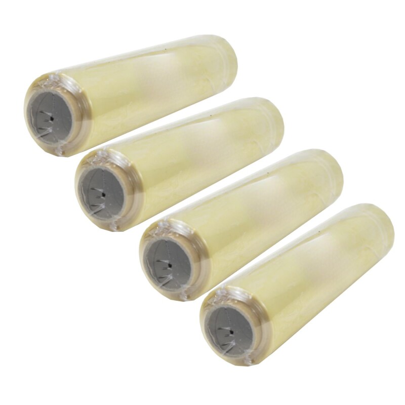 Set x4 Film alimentos 28 cm x 250 mts TRANSPARENTE