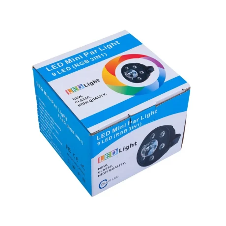 TACHO PAR LED X6 MEDIA BOLA AUDIORITMICO TACHO PAR LED X6 MEDIA BOLA AUDIORITMICO