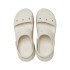 Plataformas Crocs Mega Crush Sandal - Unisex Taupe