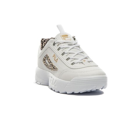 Calzado Fila disruptor niño blanco/beige/oro S/C