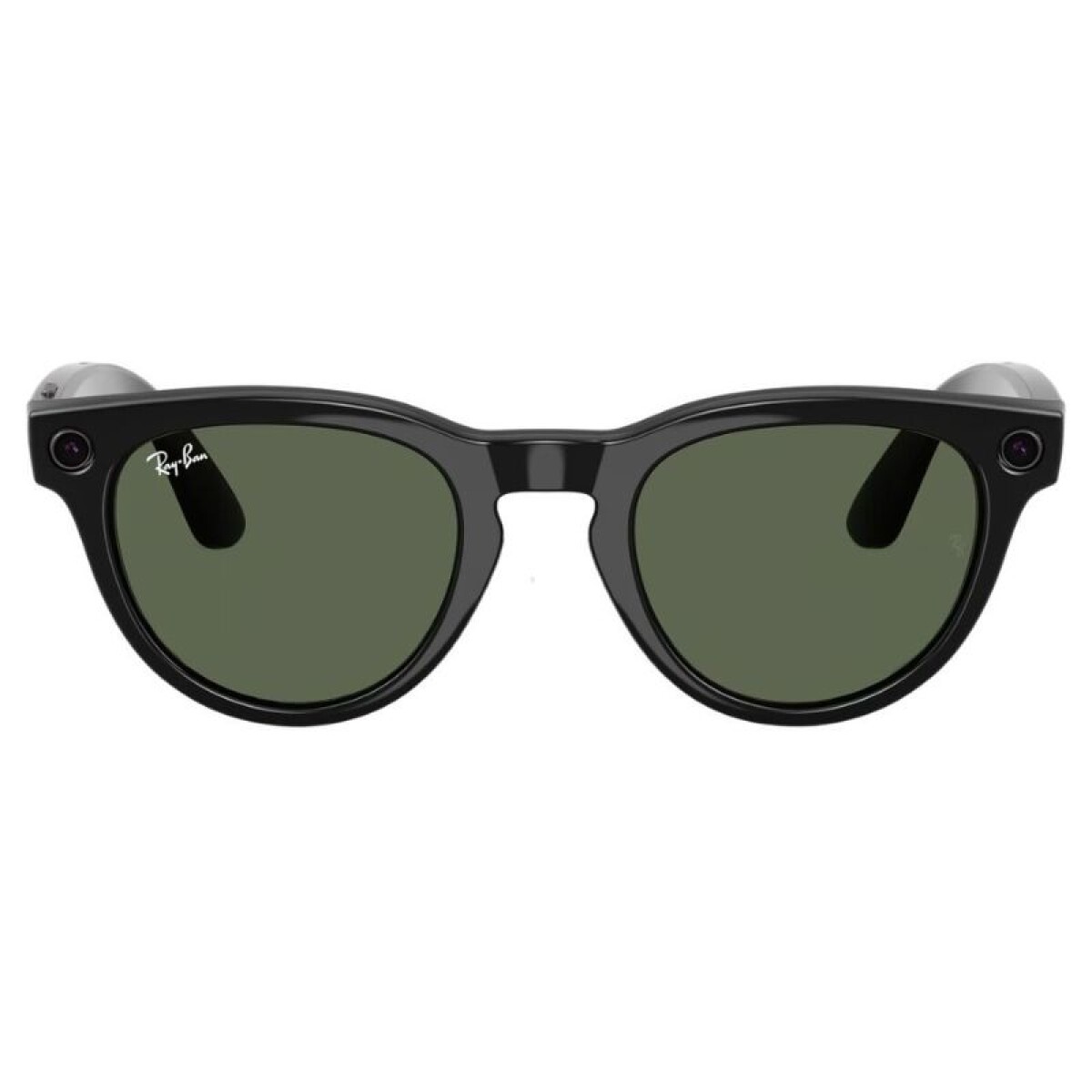 Lente Ray-Ban Meta Headliner Gen2 Shiny Black Clear Trans Graphite Green 721278 