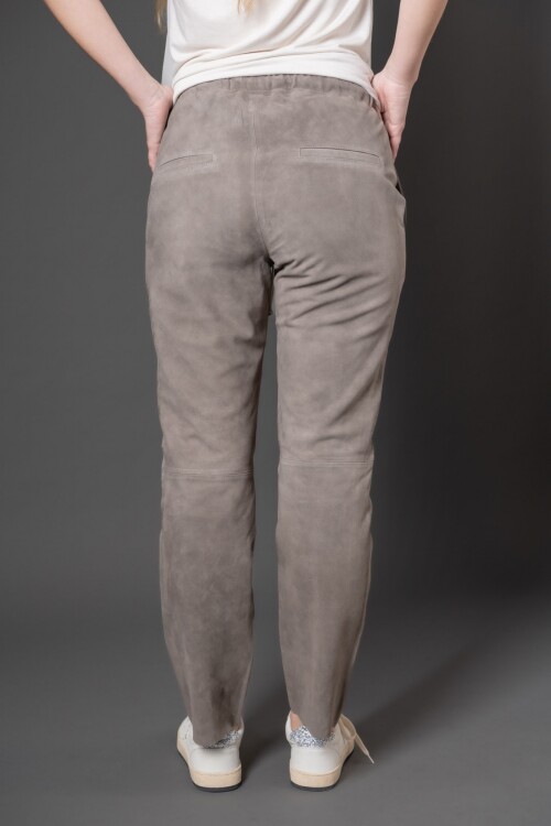 Pantalón de gamuza Gris