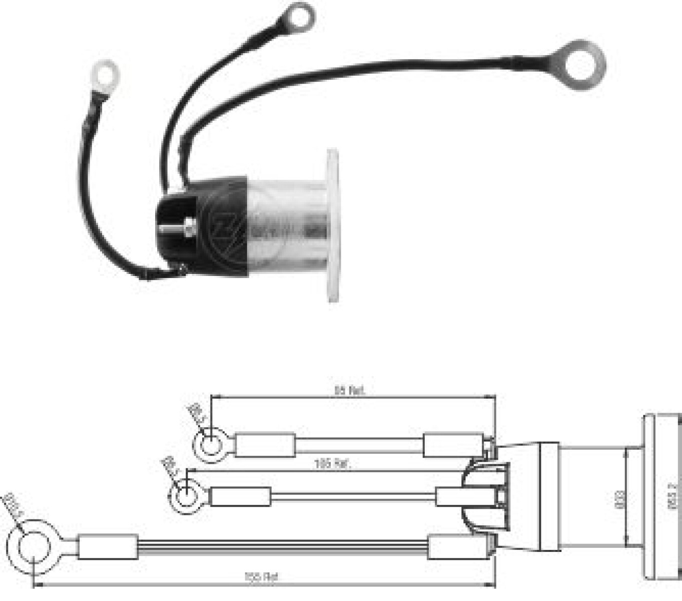 AUTOMATICO DE ARRANQUE FORD AUX CARGO 1722 2422 SCANIA P R T 24V BOSCH ZM 