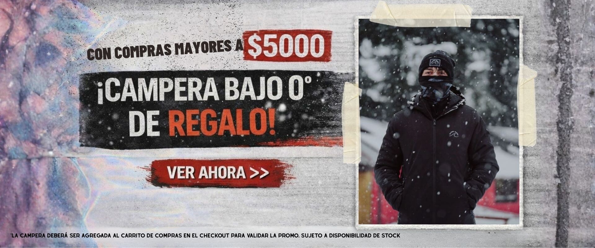 Campera Bajo 0° de regalo