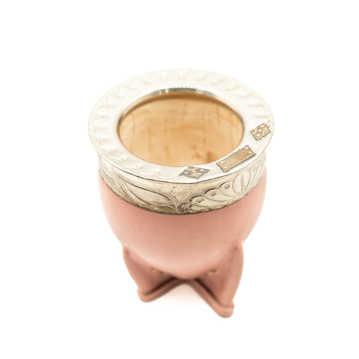 MADE IN URUGUAY MATE IMPERIAL ALPACA Y BRONCE - ROSA 