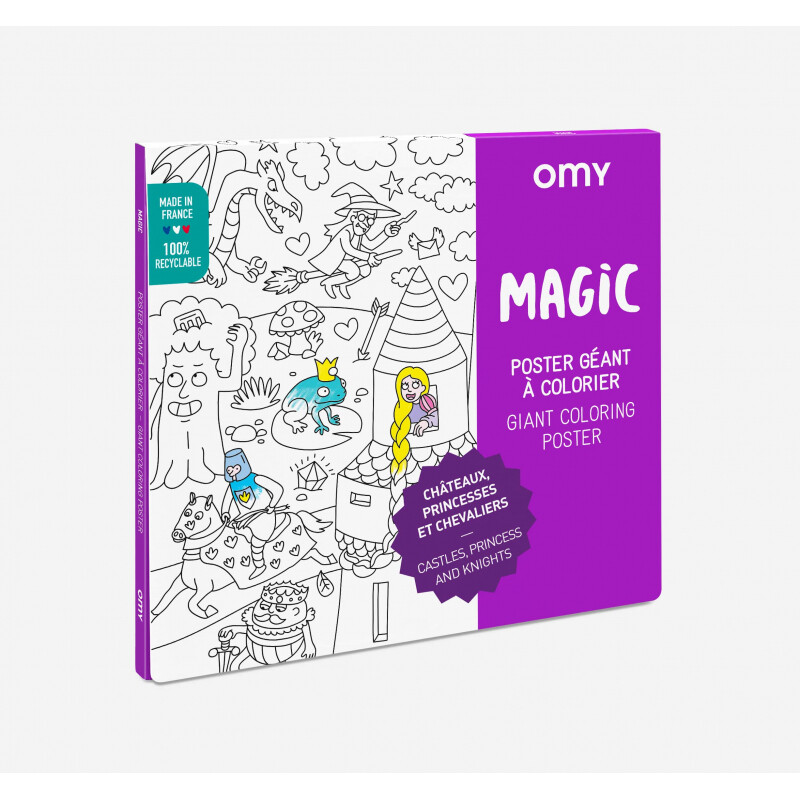 Póster gigante para colorear Magic