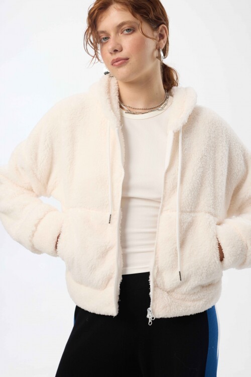 Campera Teddy Blanco