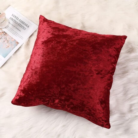 Almohadon Velvet 45x45 Rojo Almohadon Velvet 45x45 Rojo