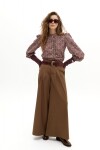 Pantalón Super Culotte en Twill Camel