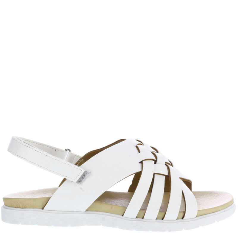 Sandalias de Niña MINI Miss Carol MAIA trenzada Blanco