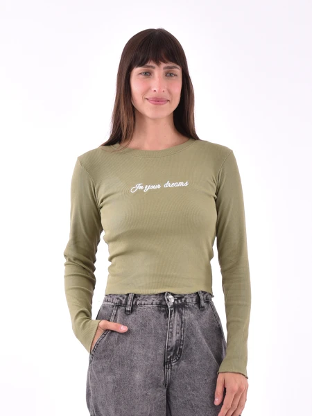 REMERA SPREAD OLIVA