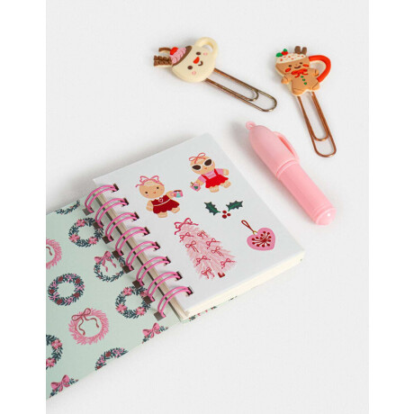 Mini Set De Librería Con Charm Combinacion Multicolor