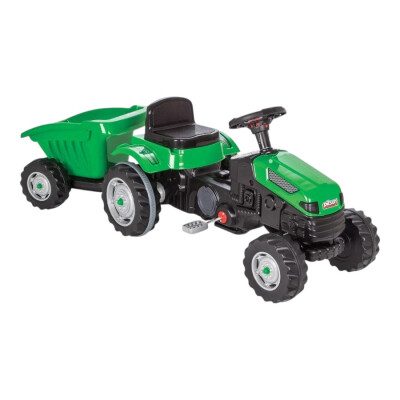 Tractor Infantil a Pedal con Remolque Tractor Infantil a Pedal con Remolque