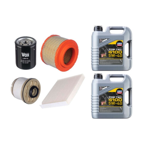KIT DE FILTROS Y ACEITE 5W40 LIQUI MOLY Kit De Filtros Y Aceite 5w40 Liqui Moly