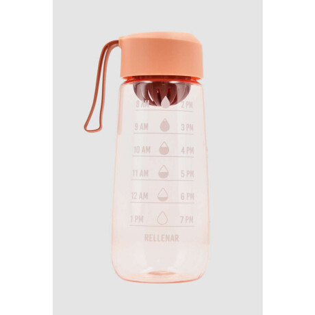 Botella fitness print 500ml Rosado