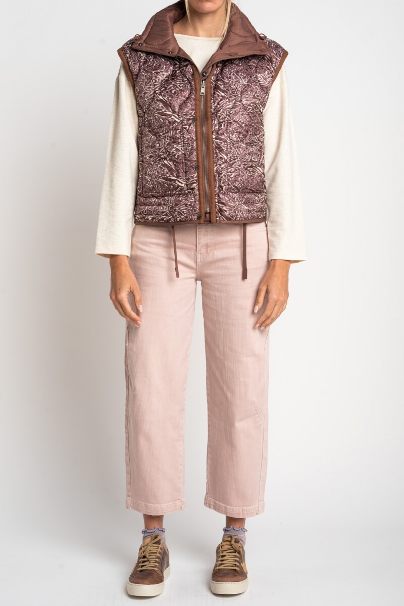 Chaleco Reversible Marrón