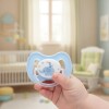 Set x2 chupetes BUBA fisiologico 0-6 meses elefante celeste